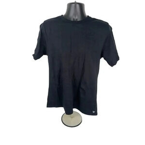 NWOT Hickey Freeman New York T-Shirt Short Sleeves Crew Neck Black Mens Medium